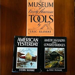 COLLECTION OF VINTAGE HARDCOVER ERIC SLOANE BOOKS